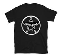 Pentagram Witch Occult Tee Oracle Egyptian Magic Esoteric T-Shirt Black S