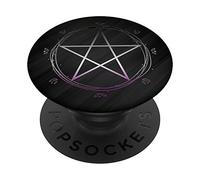 Pentagramme asexué Pentacle Pentacle PopSockets PopGrip - Support et Grip pour Smartphone/Tablette avec un Top Interchangeable