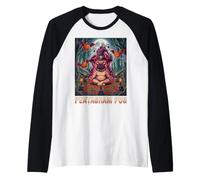 Pentagramme Carlin Diable Démon Sorcière Effrayant Horreur Hanté Manche Raglan