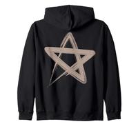 Pentagramme Esprit sur la Matière Wicca Ésotérisme Sorcières Sweat à Capuche