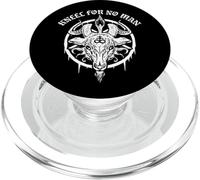 Pentagramme Gothique Occulte satanique Croix Leviathan Baphomet PopSockets PopGrip pour MagSafe