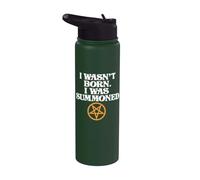 Pentagramme I Wasn't Born I Was Summoned Stainless Steel Insulated Water Bottle