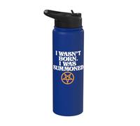 Pentagramme I Wasn't Born I Was Summoned Stainless Steel Insulated Water Bottle