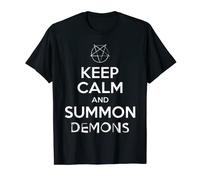 Pentagramme Occult Keep Calm And Summon Demons T-Shirt