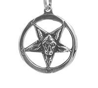 Pentagramme pendentif en argent sterling 925