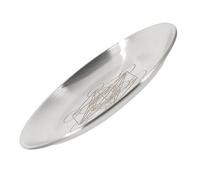 Pentagramme Plateau D'Autel en Métal Plaque D'Autel Plateau Rond en Métal Acier Inoxydable De Stockage Ornements Plateaux en Plaque De Bougie en e De