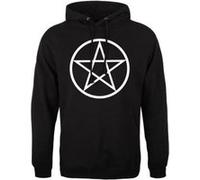 Pentagramme Sweat à capuche Homme Noir G