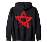 Pentagramme Wicca Esprit sur la Matière Ésotérisme Sorcières Sweat à Capuche