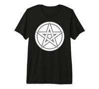 Pentagramme Wicca Esprit sur la Matière Gothique Sorcières T-Shirt Haut de Gamme