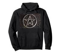 Pentagramme Wicca Esprit sur la Matière Sorcières Ésotérisme Sweat à Capuche