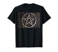 Pentagramme Wicca Esprit sur la Matière Sorcières Ésotérisme T-Shirt