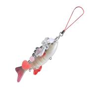 Pentagrammes De Poisson Simulés Légers Lanière Téléphone Portable Porte-clés Bijoux En Plastique Pour Une Utilisation Décontractée Et Voyage Lanière Téléphone En Forme D'étoile