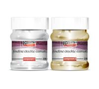 Pentart 2-Component Fineline Crackle Varnish 2 x 230 ml