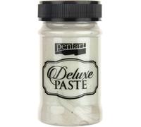 PENTART Deluxe PASTE Pâte à effet, bricolage, pour pochoirs Perle 100 ml