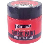 PENTART Peinture pour tissu - Peinture pour tissu 50ml - rouge