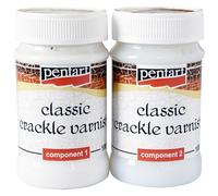 Pentart Vernis craquelé, Classique, 2 Composants, 100 ML, Un, Un