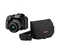 Appareil photo Reflex PENTAX KF Noir + 18-55mm WR + Fourre tout