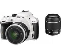 Pentax K-50 Appareil photo numérique Reflex 16 Mpix Kit + Objectif 18-55 mm + Objectif 55-200mm Blanc