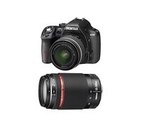 Pentax K-50 + DAL 18-55 WR + 55-300 HD WR Kit d'appareil-Photo SLR 16.28MP CMOS 4928 x 3264pixels Noir - Appareils Photos numériques (16,28 MP, 4928 x 3264 Pixels, CMOS, Full HD, 590 g, Noir)