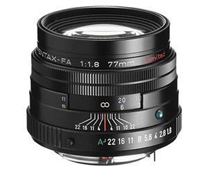Pentax Objectif 77mm f/1,8 pour Appareil Photo Num érique Noir