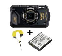 Pentax WG-8 kit avec batterie DB110 et dragonne - Noir