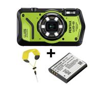 Pentax WG-8 kit avec batterie DB110 et dragonne - Vert