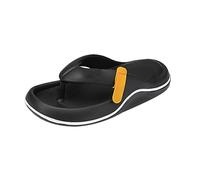 Pente à fond épais et mode à l'extérieur portant bout ouvert tête carrée drags à froid chaussures pour femmes tissu denim coréen talons hauts sandales en liège pour femmes plates, Noir , 37.5 EU