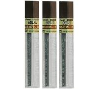 Pentel 0,3 mm Taille B Abat-jour Dureté crayon recharge Remplacement de mines Hi Pollymer Super pour automatique et porte-mines (lot de 3 tubes - 36 Pièces)