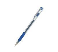 Pentel 0.6mm Tip Hybrid Grip Vivid Gel Ink Pen with Rubber Finger Grip - Blue
