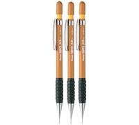 Pentel 0,9 mm (a37-y) Jaune 120 DX Crayon Mécanique Automatique Rechargeable Laisse Capuchon en métal clip Grip en caoutchouc (Lot de 3)