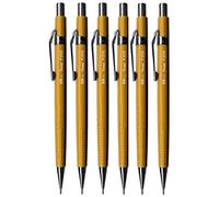 Pentel 0,9 mm (p209) Jaune P200 Series mécanique automatique draughting Crayon gomme rechargeable Laisse p209-g (Lot de 6)