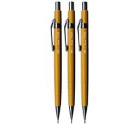 Pentel 0,9 mm (p209) Jaune P200 Series mécanique automatique draughting Crayon gomme rechargeable Laisse p209-g (Lot de 3)