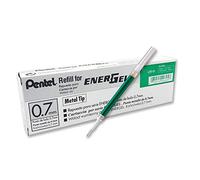 Pentel Recharge LR7‑D pour Roller EnerGel BL57 – Pointe métal 0,7 mm, encre longue durée