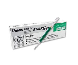 PENTEL 10260 Recharge Lr7-d Roller Energel Bl57 pointe métal 0,7 mm encre longue durée séchage rapide Couleurs
