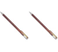 Pentel 23-k110 Dual métallique Hybrid Dual métallique Roller encre gel, Gel, 1 pièce, brillant 2 effets de couleurs différentes sur papier clair/foncé 0,5mm orange/met. gelb (Lot de 2)