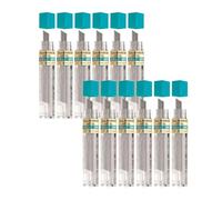 Pentel 50-2H Lot de 12 Etuis de 12 mines 0,7 mm 2H pour porte-mines