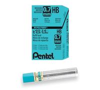 Pentel 50-H Lot de 12 Etuis de 12 mines 0,7 mm H pour porte-mines