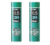 Pentel Ain Stein Lot de 2 mines de recharge mécanique 0,5 mm 2H