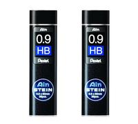 Pentel Ain Stein Lot de 2 mines de recharge mécanique HB 0,9 mm