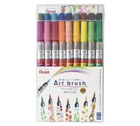 Pentel Artbrush Lot de 18 couleurs