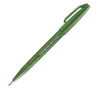 Pentel Feutre pinceau Brush Sign Pen SES15C-D2X, vert olive