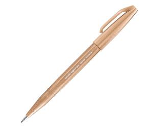 Pentel Arts Brush Sign Pen SES15C-E2X, Feutre pinceau, Brun