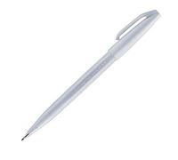 Pentel Arts Brush Sign Pen SES15C-N2X, Feutre pinceau, Gris clair