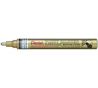 Pentel Arts Paint Marker MMP10, Marqueur peinture permanent, Pointe médium, Or, Lot de 12