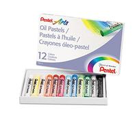 Pentel Arts Oil Pastels - Lot de 12 couleurs assorties