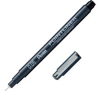Pentel Feutres de dessin techniques S20P Pointliner encre pigmentée pointe 0,05 mm Lot de 12 Noir