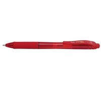 Pentel Rollers Energel X BL107 – Lot de 12, pointe moyenne 0,7 mm, rouge