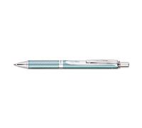 Pentel BL407LS-A EnerGel Stylo roller à encre gel liquide avec surface mat bleue Noir Trait de 0,35 mm Diamètre de bille 0,7 mm