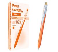 Pentel BL437 Energel Slim roller 0,7 mm Orange 12 pièces