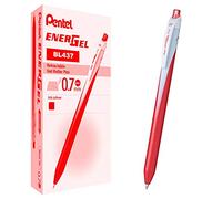 Pentel BL437 Energel Slim roller 0,7 mm Rouge 12 pièces